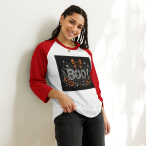 unisex 34 sleeve raglan shirt white red front 6a91d373015f1.png