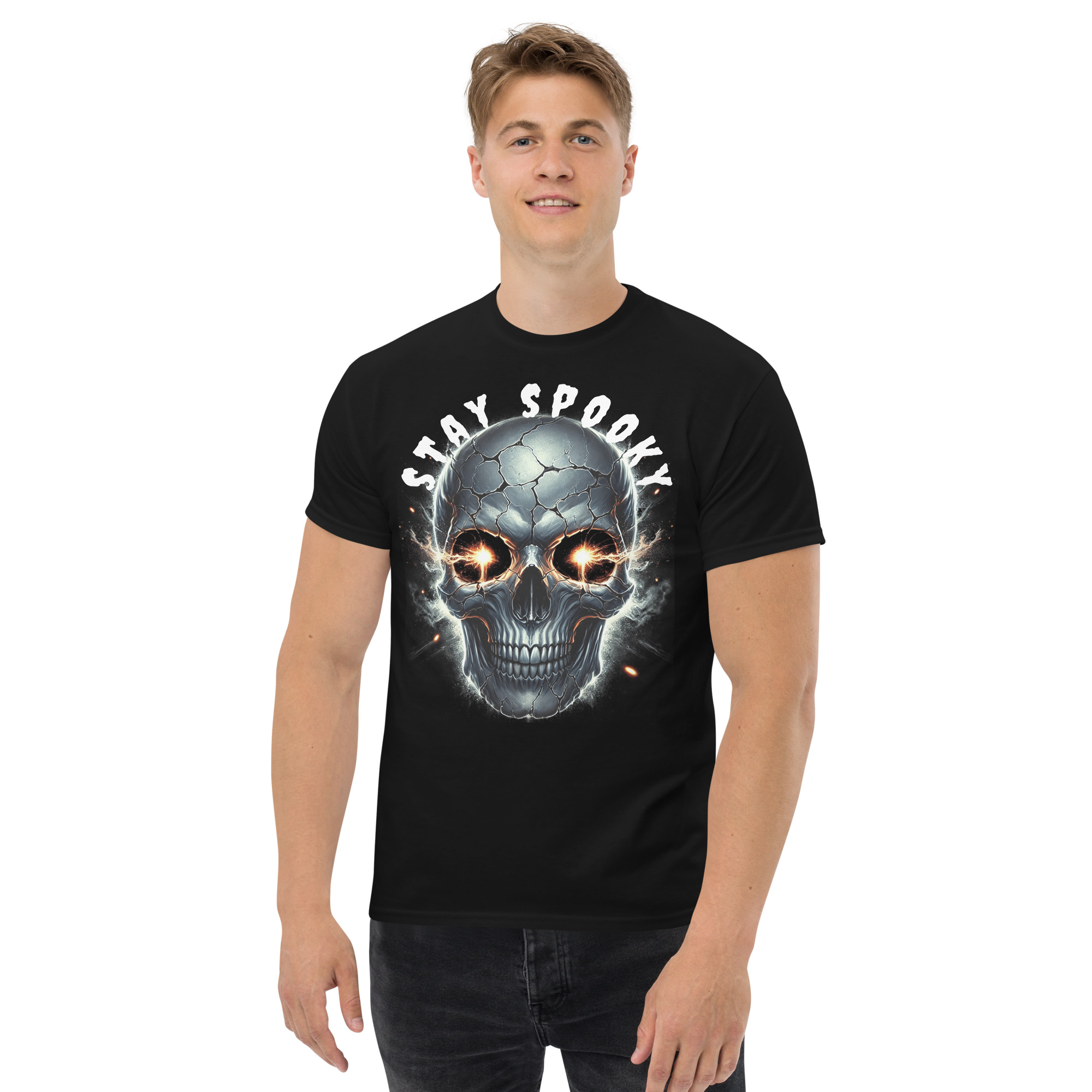 Home unisex classic tee black front 6a8de59757592.jpg