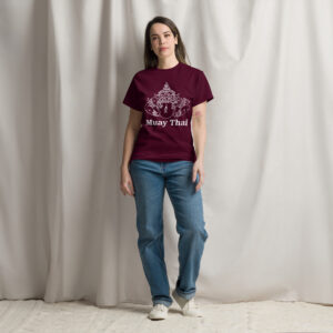 unisex classic tee maroon front 6a8e1cc124774.jpg