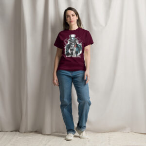 unisex classic tee maroon front 6a8f09f742409.jpg