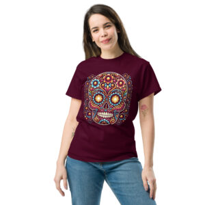 unisex classic tee maroon front 6a8f19d781099.jpg
