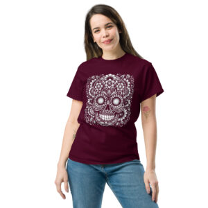 unisex classic tee maroon front 6a8f24fd8abd5.jpg