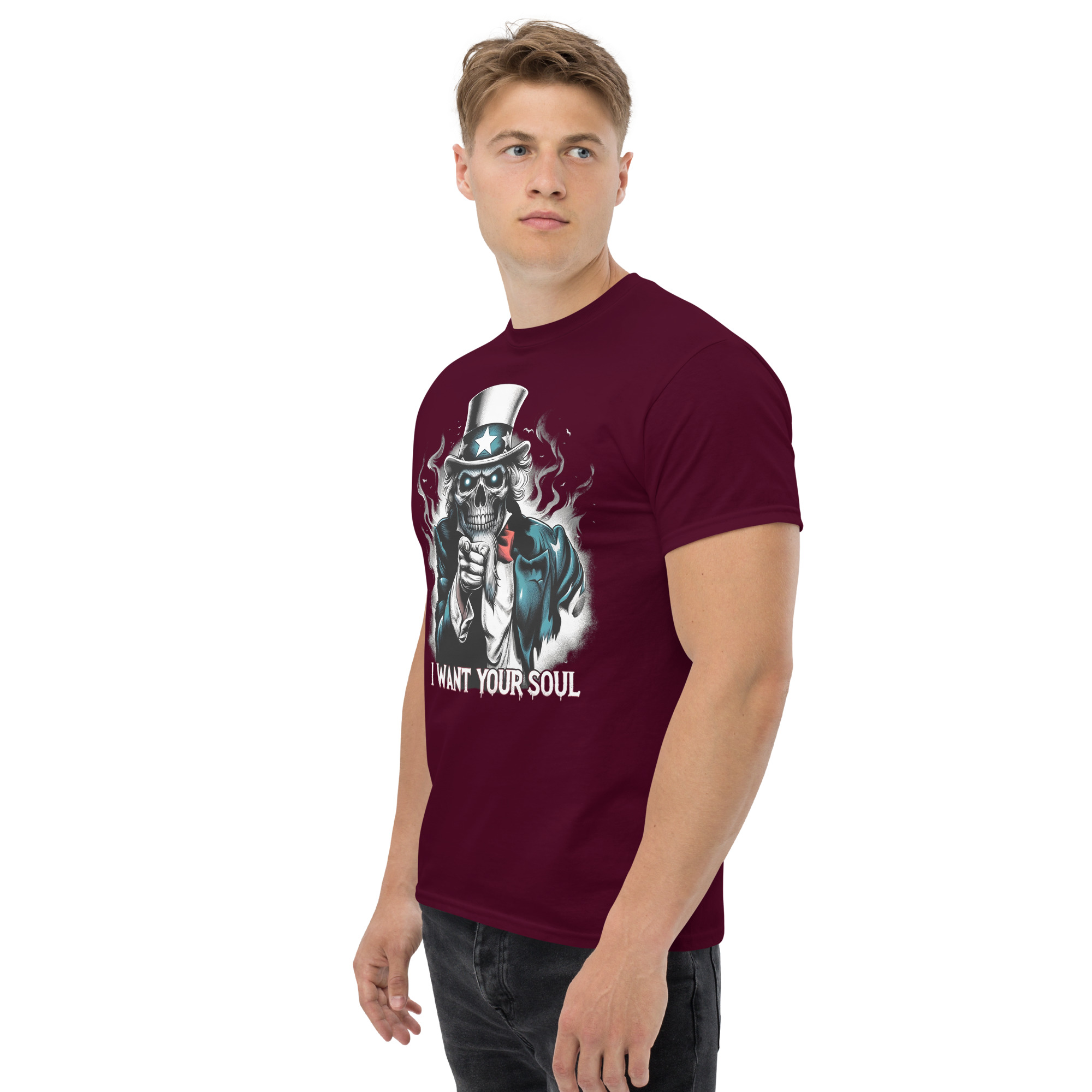 unisex classic tee maroon left front 6a8f09f7440de.jpg unisex classic tee maroon left front 6a8f09f7440de.jpg