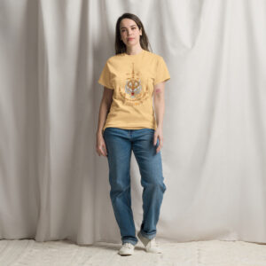 Home unisex classic tee yellow haze front 6a8d9318e893e.jpg