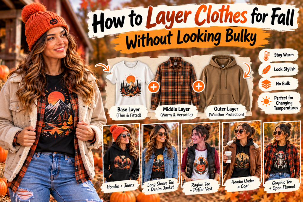 how to layer clothes for fall